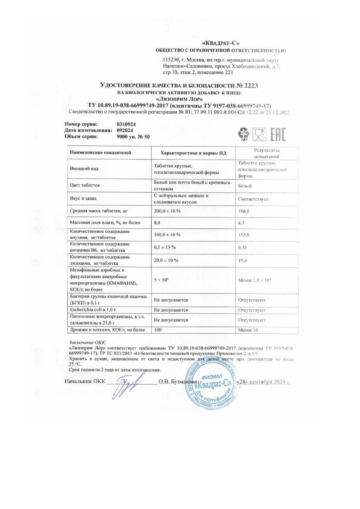 Паспорт №092024